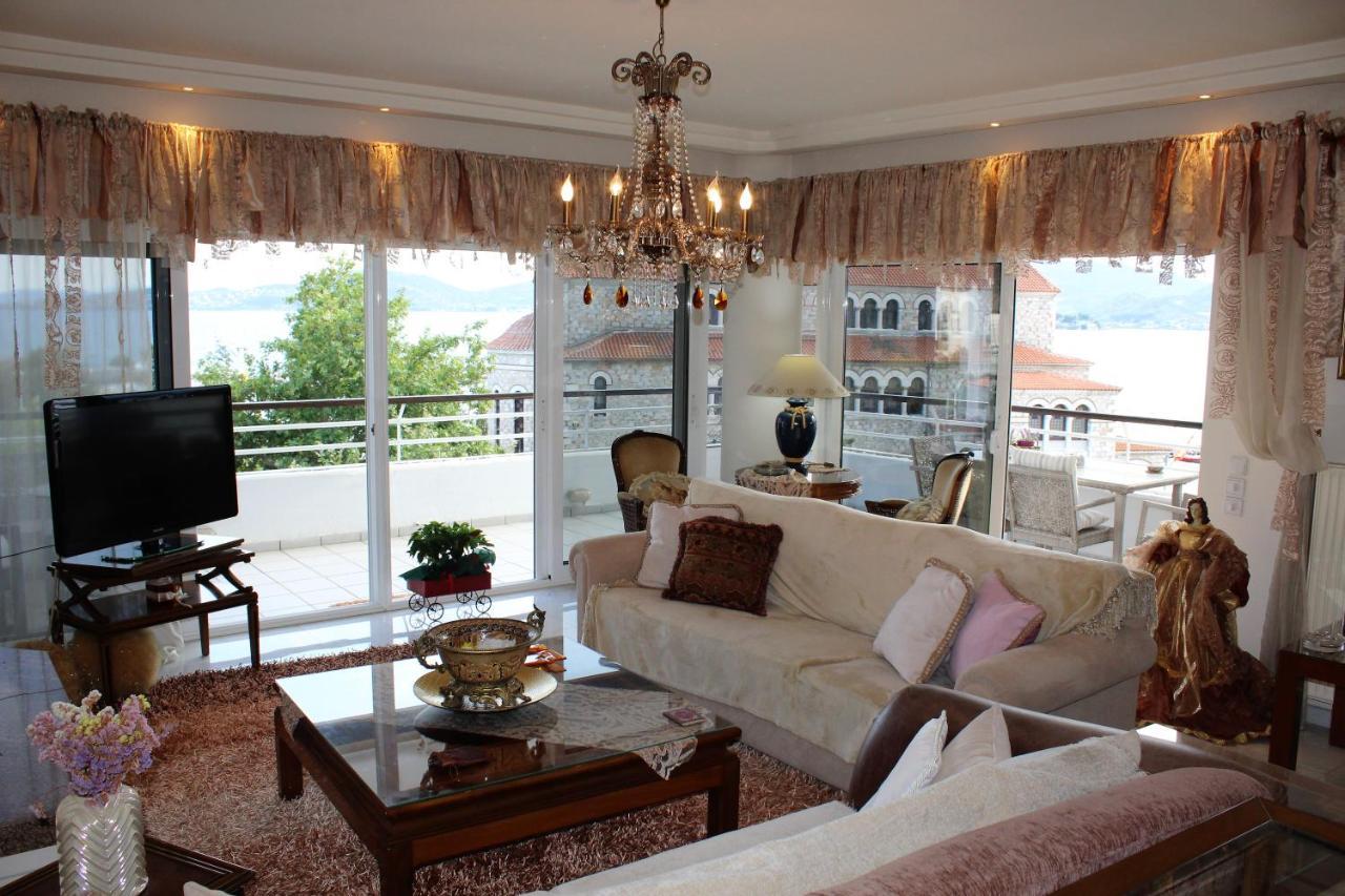 Luxury Sea View Apartman Vólosz Kültér fotó
