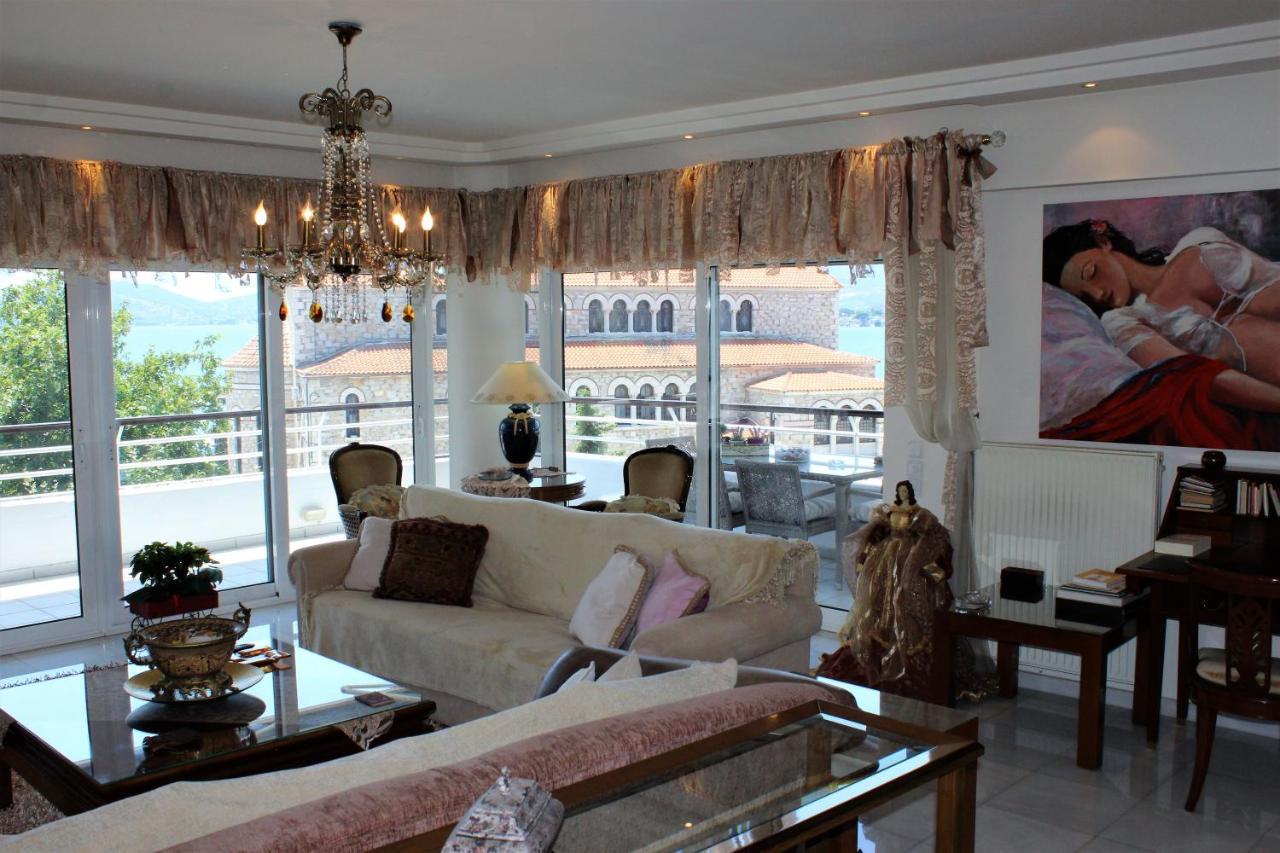 Luxury Sea View Apartman Vólosz Kültér fotó